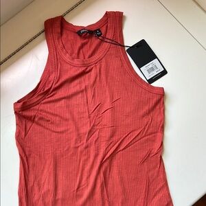 Peach Women's Red Rock Ribbed Tank Top